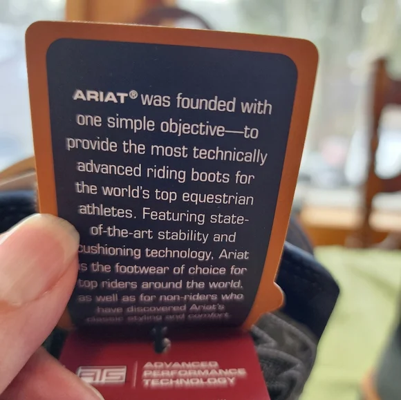 Ariat Showbaby Fatbaby U Turn Cowboy Boots Roughed Black Leather Suede Size 9.5 - Picture 7 of 15